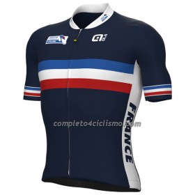 Maglia 2022 Nazionale Francia Manica Corta Blu